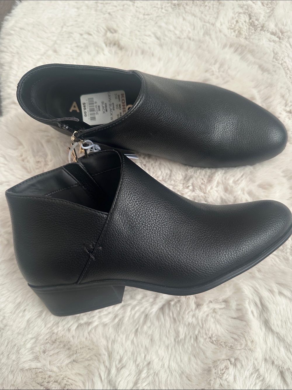Black Ankle Booties - Women's Classic Slip-On Chelsea Style 6W